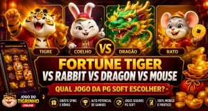 Fortune Tiger vs Fortune Rabbit vs Fortune Dragon vs Fortune Mouse da PG Soft