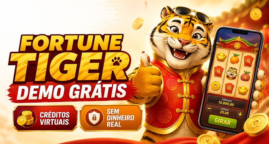 Fortune Tiger Demo Grátis: teste o Tigrinho pelo celular Fortune Tiger demo grátis no celular com Tigrinho e créditos virtuais