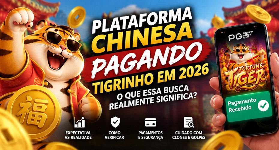 Plataforma chinesa pagando Tigrinho em 2026 com Fortune Tiger